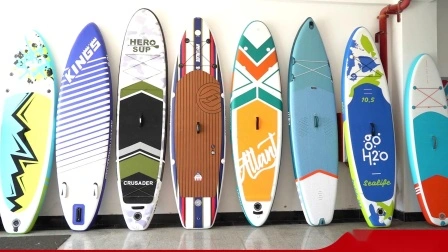 2022 Neues Design, maßgeschneidertes Holz-Stand-Up-Paddle-Board-Sup-Surfbrett aus Epoxidharz