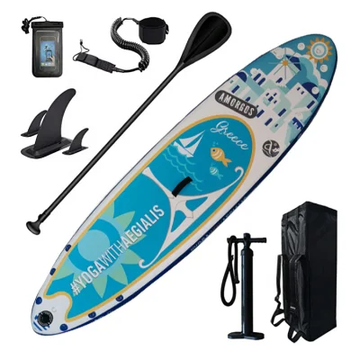 Großhandelsepoxid-Softtop-aufblasbares Stand-Up-Paddleboard Sup Isup Stand-Up-Paddel Tabla De Surf Board Surfbrett