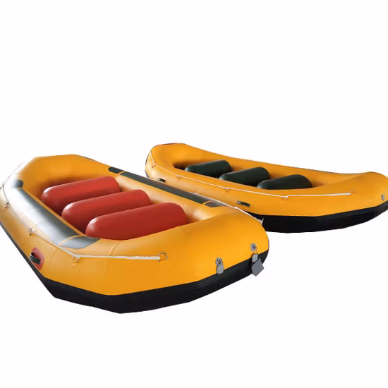 Ilife Rafting 4,3 m aufblasbare Wildwasser-Wildwasser-Flöße aus Hypalon/PVC mit 10 Personen/selbstlenzend I